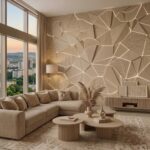 Фотообои 3D флизелиновые «Абстракция» для гостиной